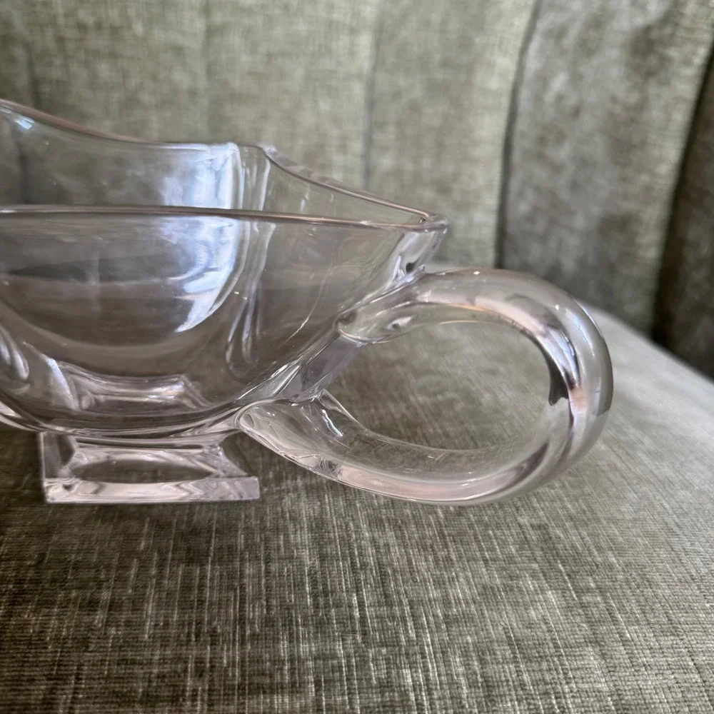 Marquis by Waterford Gravy Boat Clear Crystal Glass Serving Piece Tablewear